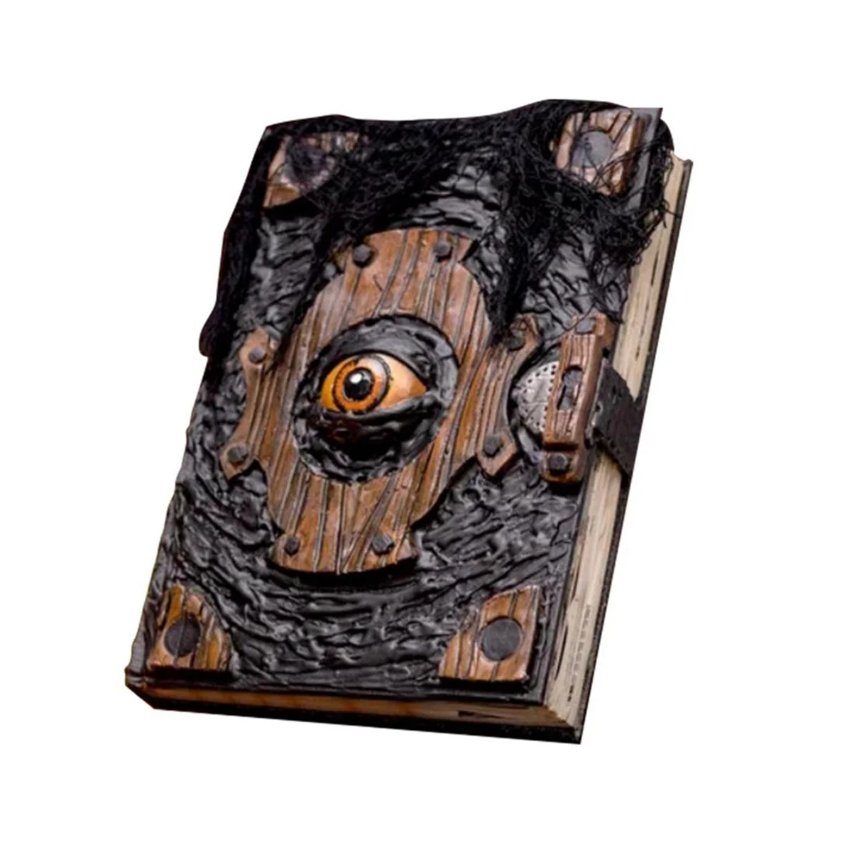 Книга Хэллоуина Декор Реалистичная книга Некрономикон украшение ведьмы ручная