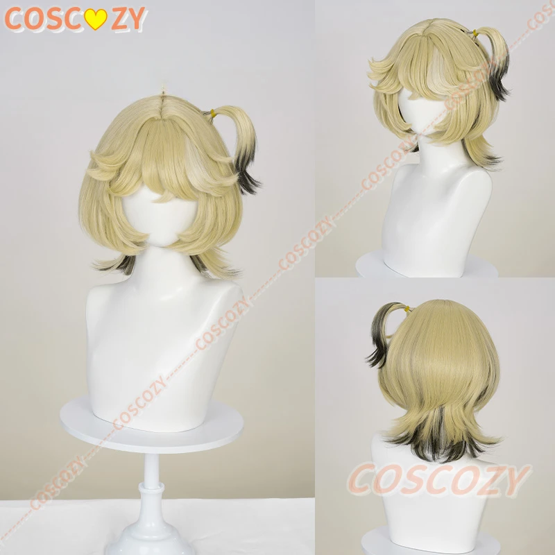 Game Identity V Tracy Reznik Lock Core Косплей Парик Механик Блондинка Черные Короткие Волосы