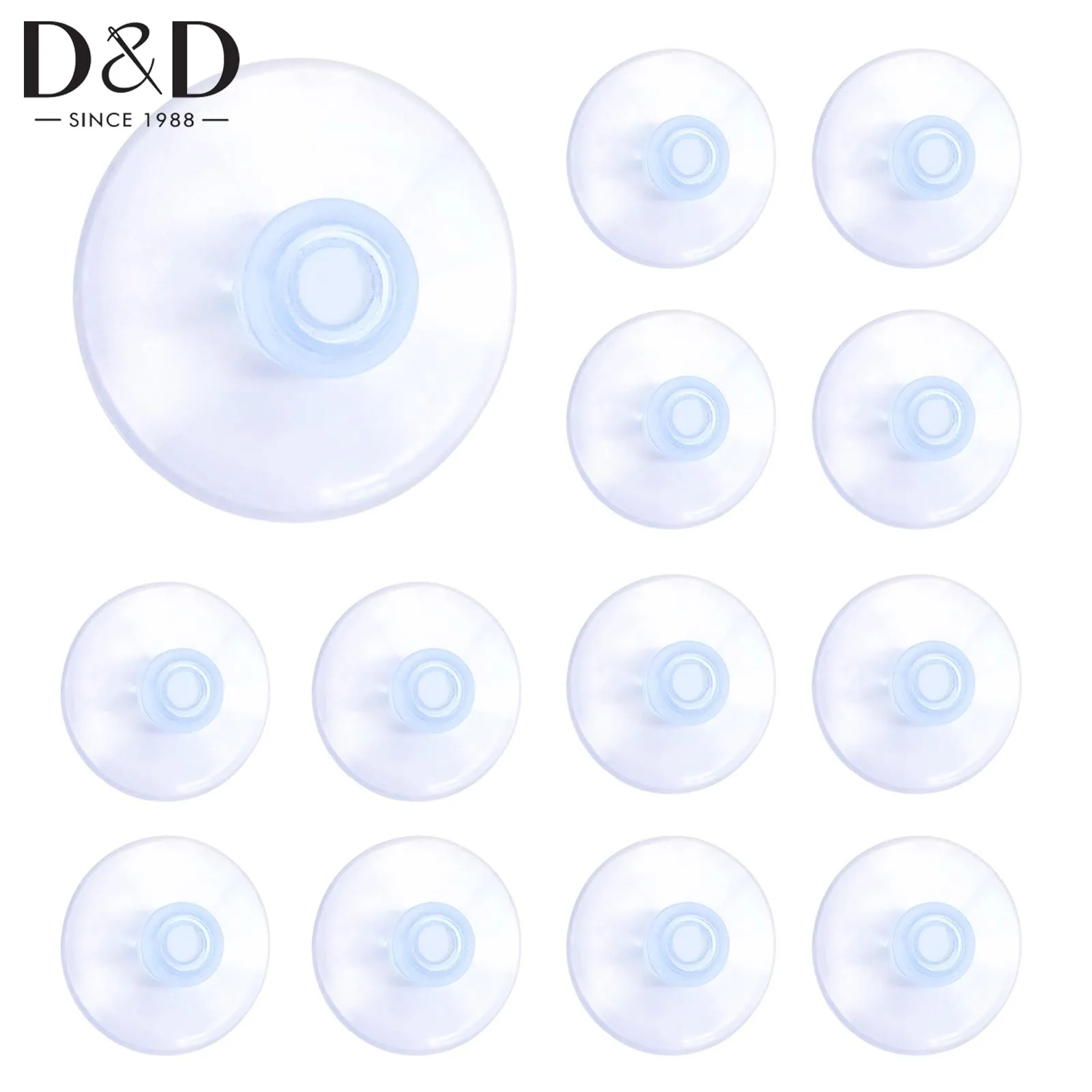 

10/20Pcs Transparent PVC Suction Cups Strong Adhesive Sucker Holders Hook Kitchen Bathroom Window Wall Car Hooks
