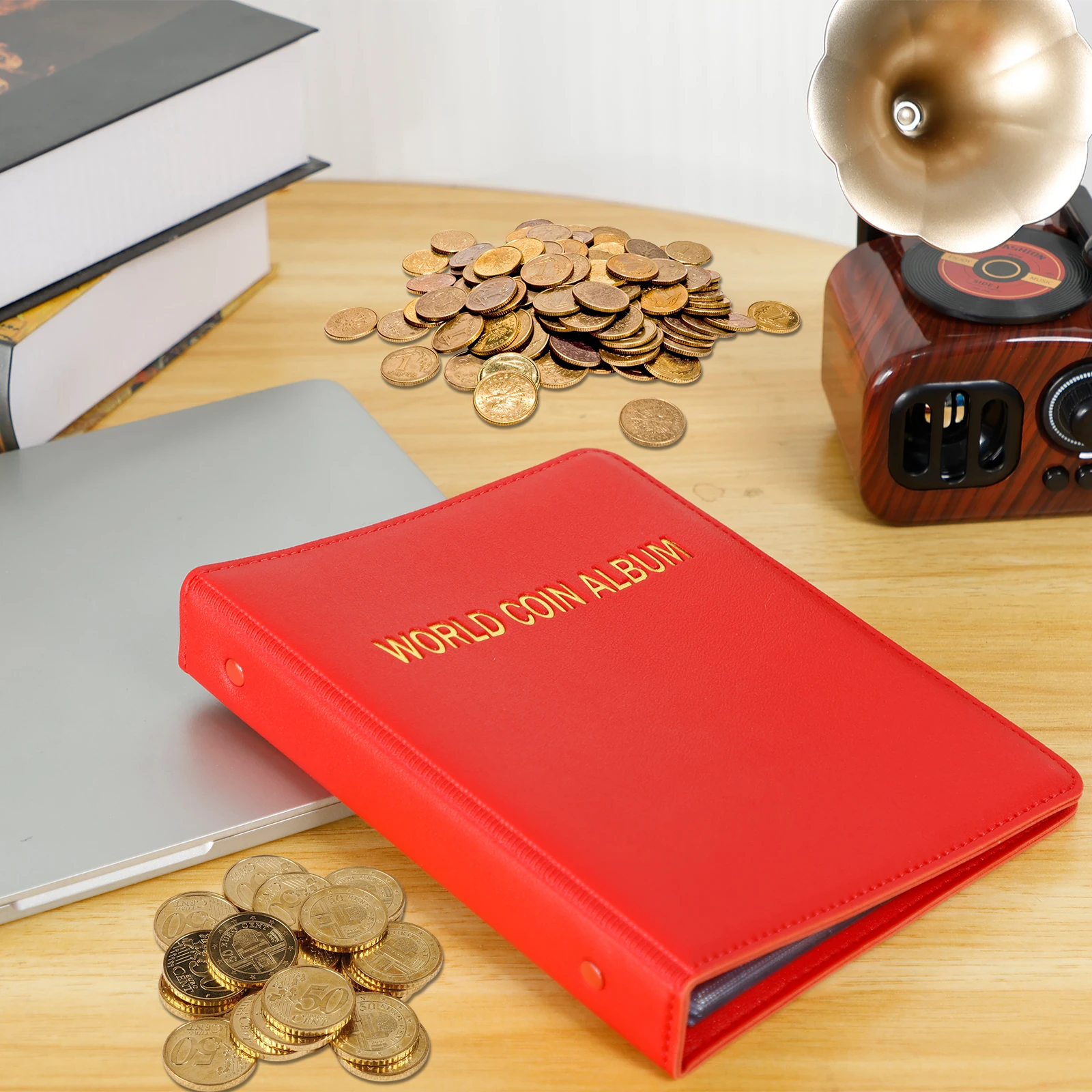 Прессованный Пенни-держатель для центов коллекционный альбом с листьями