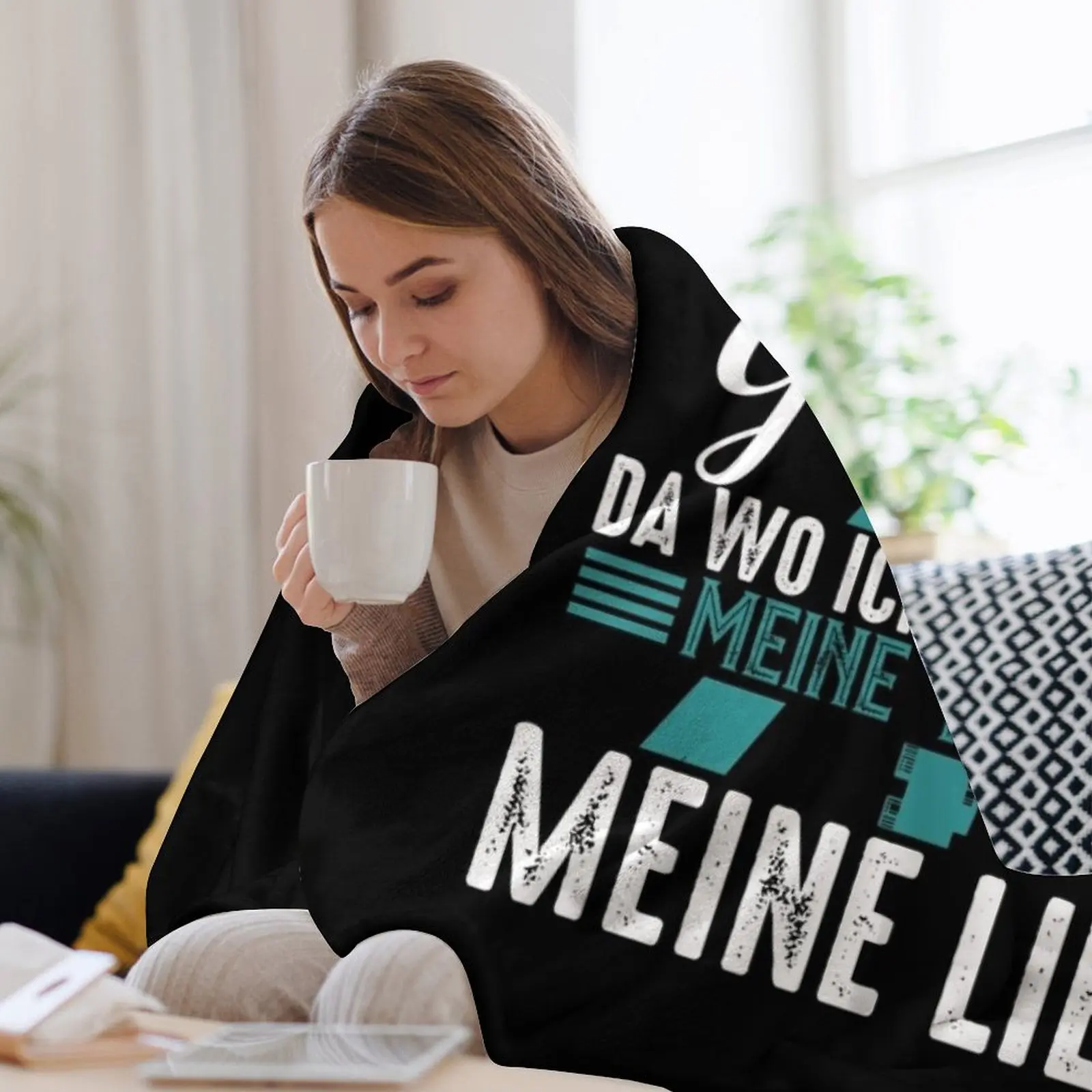 Одеяло Bochum Ruhrpott &amp Ruhrgebiet Good Luck On Soccer Fan Bochumer