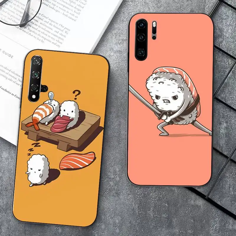 

Funny Cartoon Food Egg Biscuits Phone Case for Huawei Honor 10 i 8X C 5A 20 9 10 30 lite pro Voew 10 20 V30