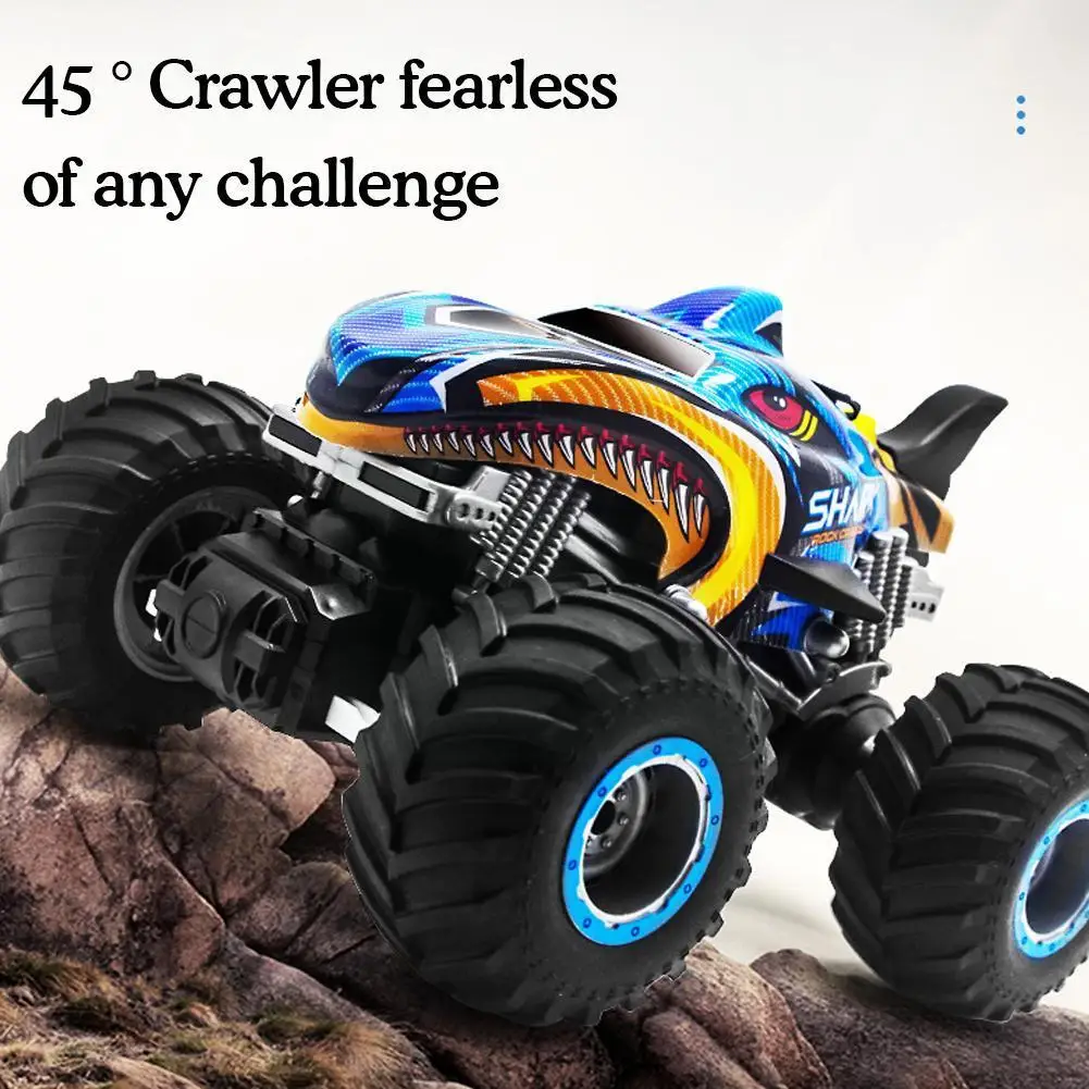 Electric Trucks Stunt With Light Sound Spray Toys For Boys Kids Children O1v9