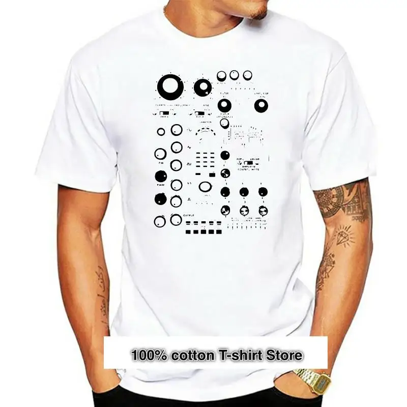 

Camiseta de moda analógica con sintetizador controlado Roland, Camiseta clásica de algodón con cuello redondo, cómoda, increíble
