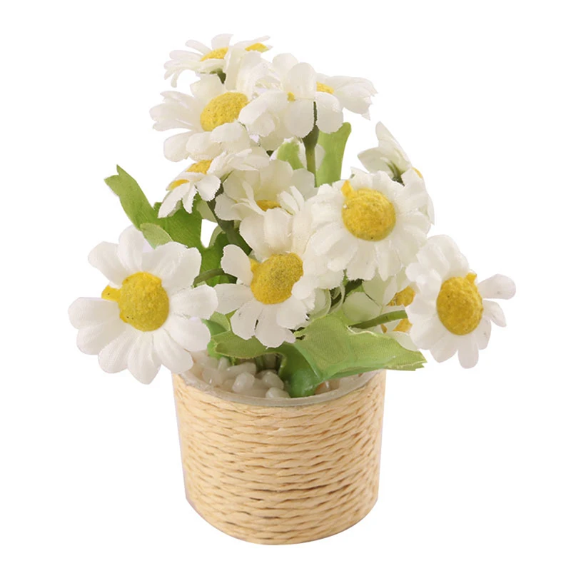 

1pc Dollhouse Flowers Green Plants Potted Plant For Dollhouse Furniture Toys Decor DIY Toy For Children Kids