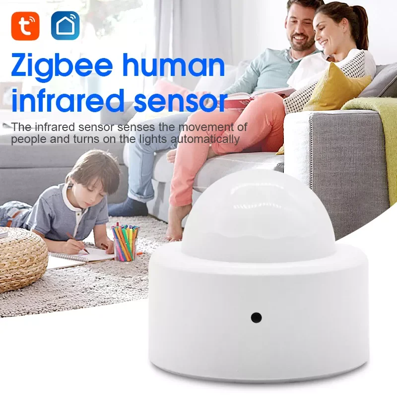 

Датчик движения тела NEW2023 Zigbee, смарт-датчик движения тела с приложением Smart Life и Alexa Google Smart Home