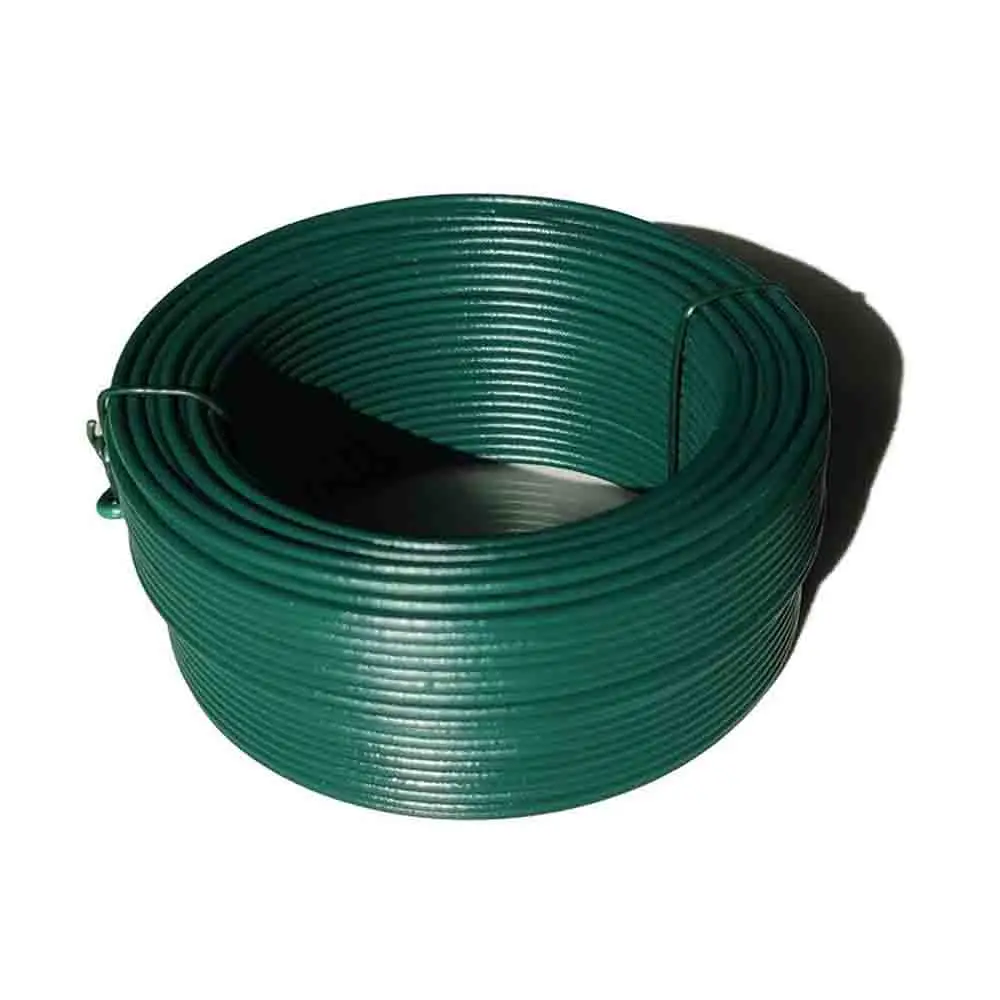 

12 Калибр (2 мм) 110ft линия катушка провода с пластиковым покрытием садовый кабель с покрытием фиксированная линия провод для садовых растений