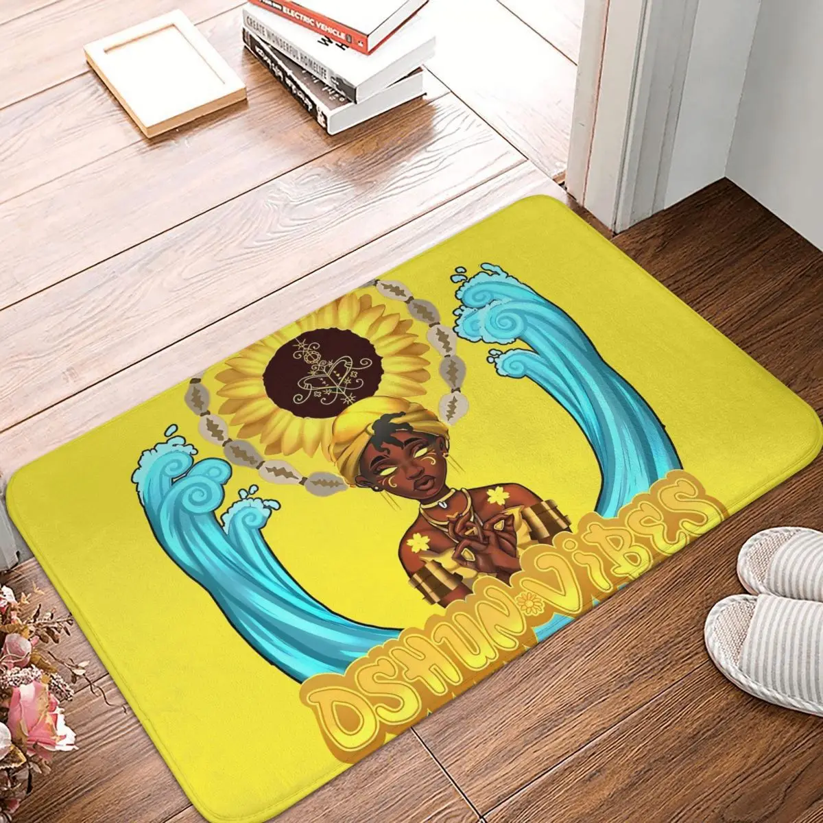 

Африканский коврик для спальни Oshun Vibes, Придверный коврик, кухонный ковер, уличный коврик, украшение для дома