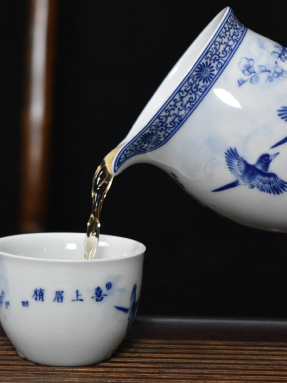 

Jingdezhen yсоль под глазурью, сине-белый цвет, искусственная старинная керамическая чайная чашка, маленькая банка, одна чашка