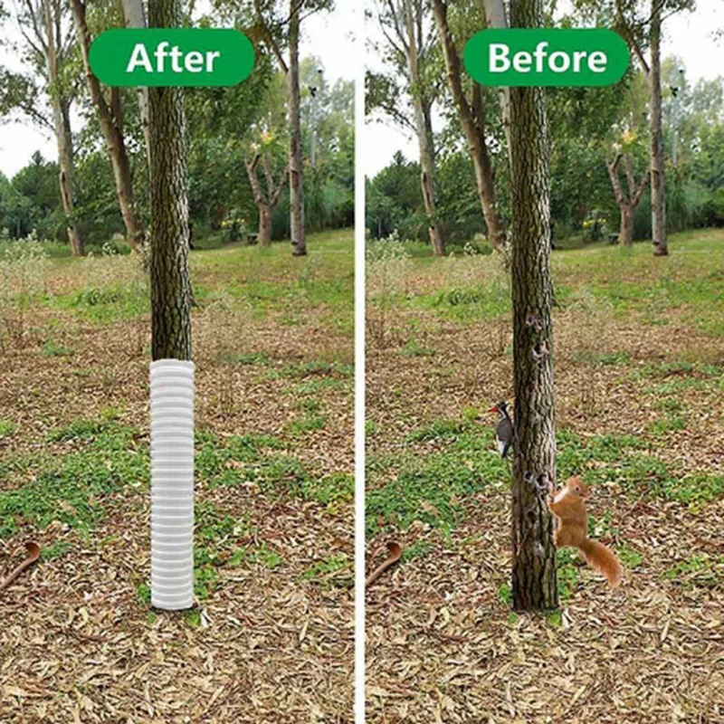 20 шт. прочные гофрированные защитные накладки на ствол дерева