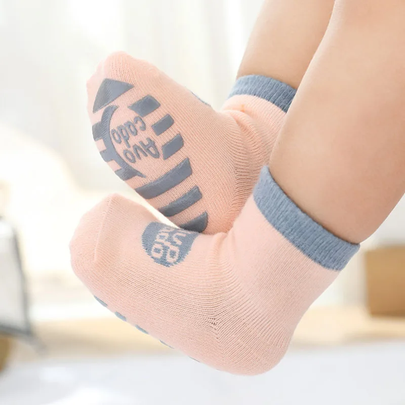 

Fruit Print Cotton Baby Socks Anti Slip Rubber Sole Socks Spring Autumn Kids Girls Boys Warm Floor Socks