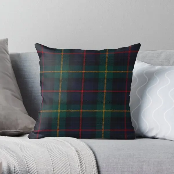 

Farquharson Scottish Tartan Printing Throw Pillow Cover Throw Wedding Decor Office Cushion Comfort Waist Pillows not include