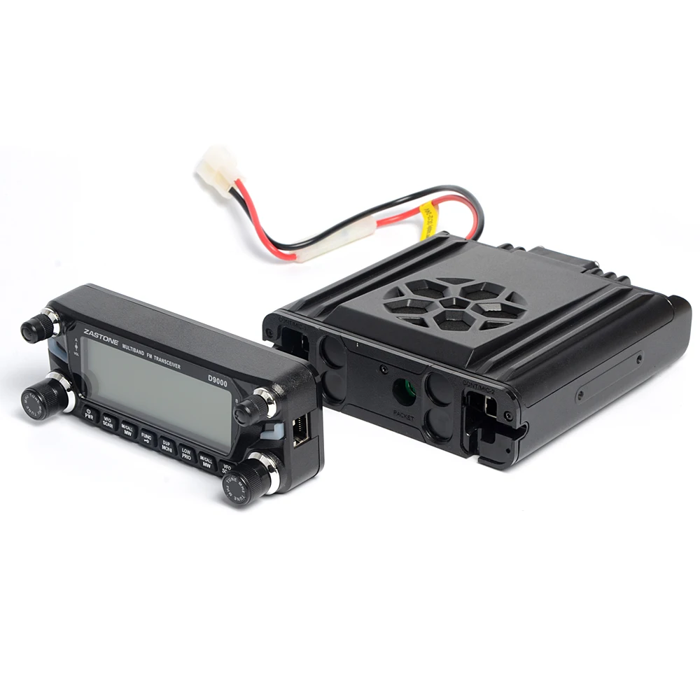 Matching ZASTONE D9000 Car Walkie Talkie 40W Mobile Radio Vehicle Dual Band Car Interphone Receiving Aviation Frequency