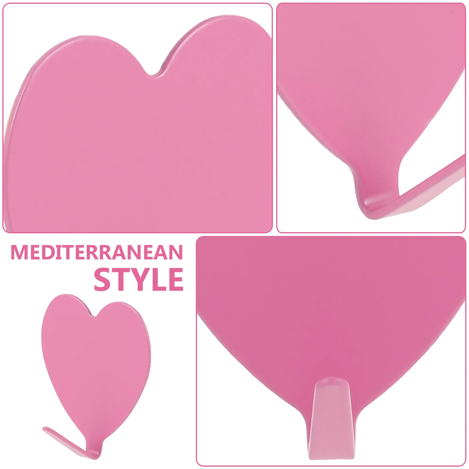 12 шт. клейкие детские настенные крючки вешалка для сумочки розовое липкое