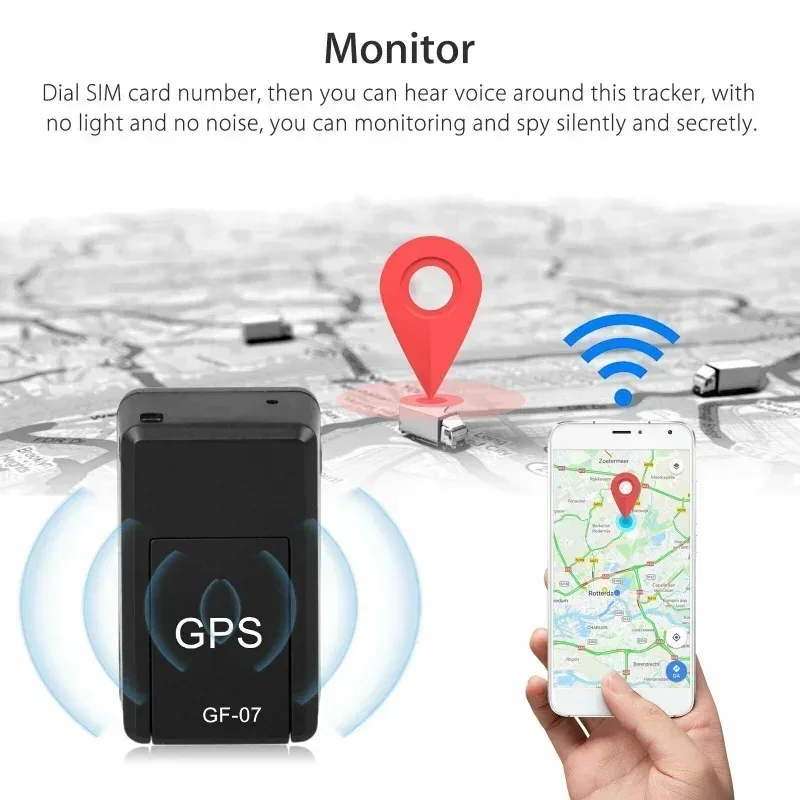 GF07 GPS трекер автомобильный мини умный локатор для домашних животных
