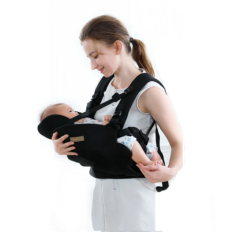 Baby Carrier,Newborn to Toddler, Baby Wrap Backpack Carrier with Lumbar Support＆ Baby Infant Toddler,Horizontal Front Back Carry