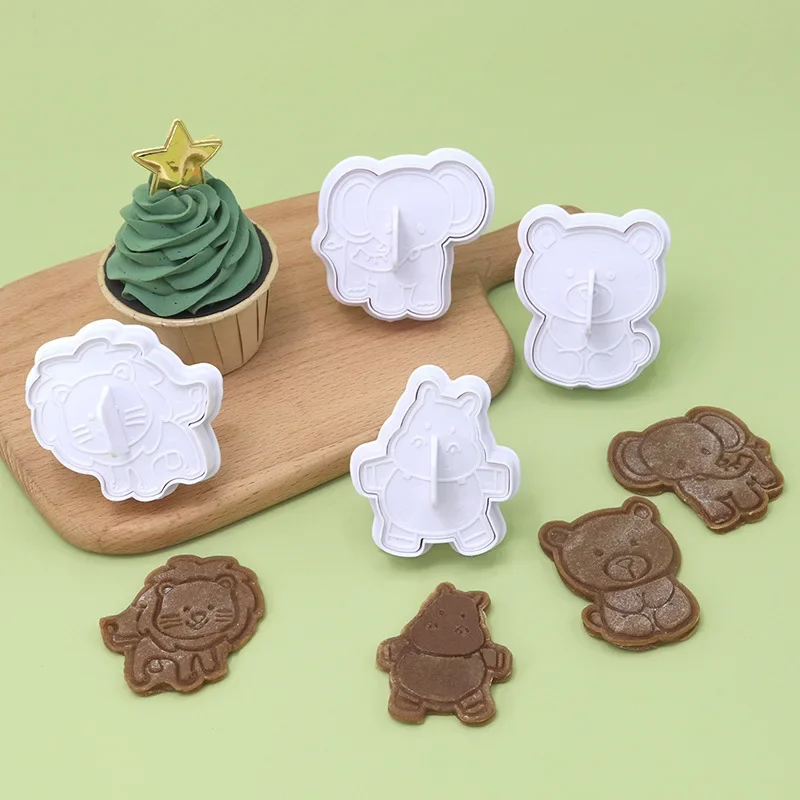 4 шт./набор пластиковые вставки с животными