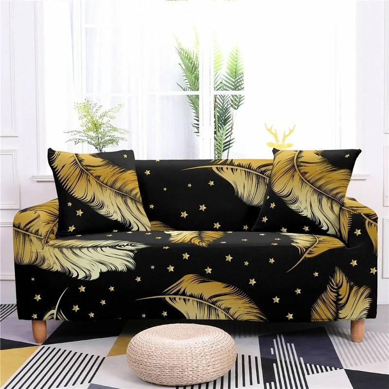 

Эластичный чехол для дивана с принтом «Ловца снов», полноразмерный чехол со съемным рисунком перьев, защита от кашля, защита от грязи, декор для гостиной