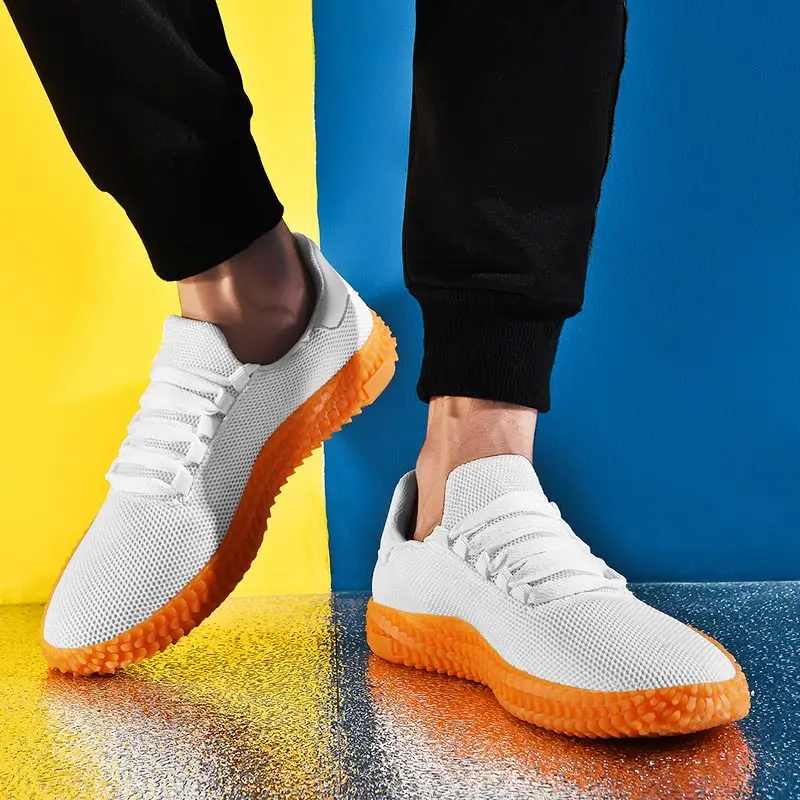 

Boy Sport Sneakers Classic Running Man Size 48 Men's Winter Sports Shoes Green White Sneakers Man Trainers