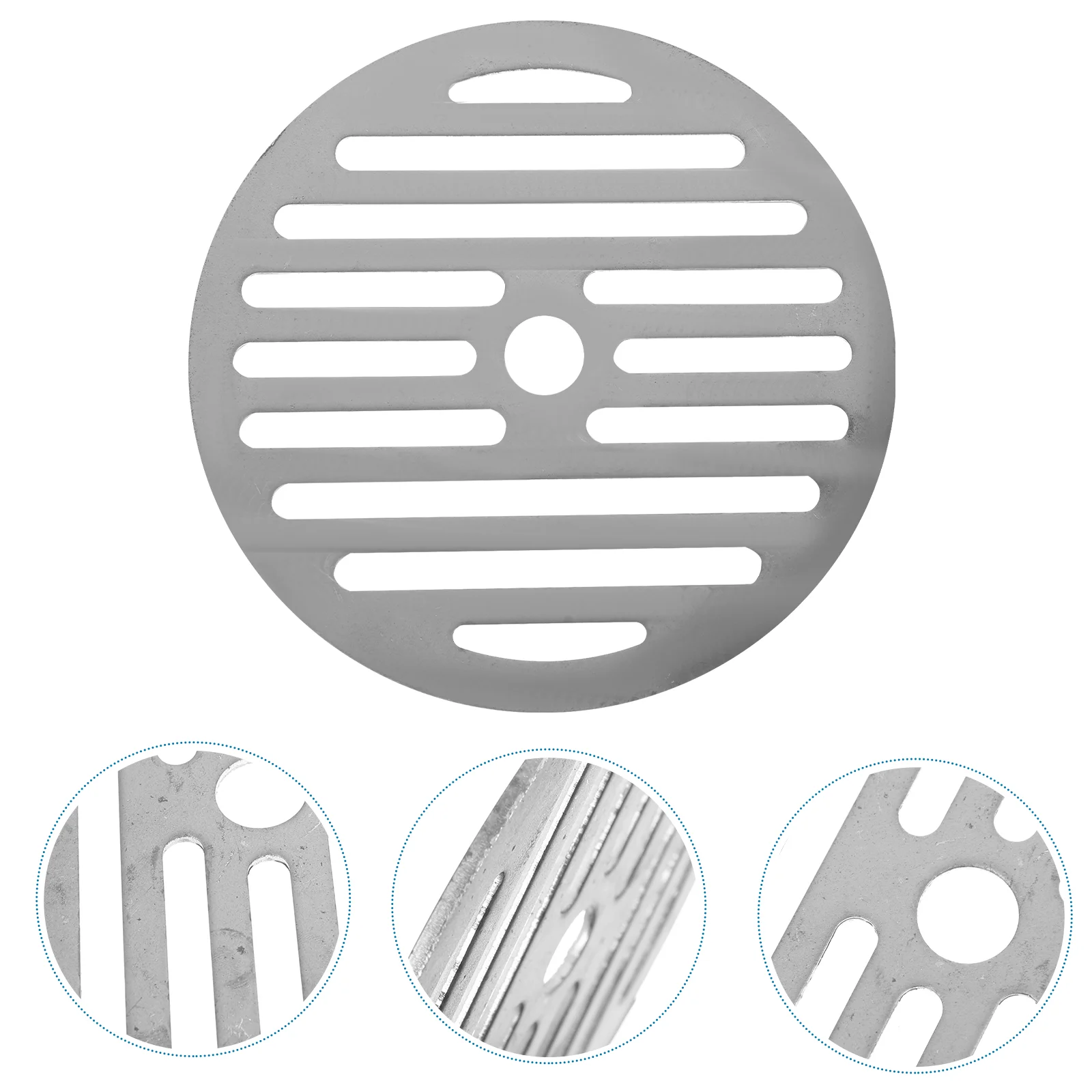 

Round Replacement Bathroom Sink Hair Catcher Drainage Guard Floor Strainer Cover Flat Drain Stopper Kitchen Sink Stopper