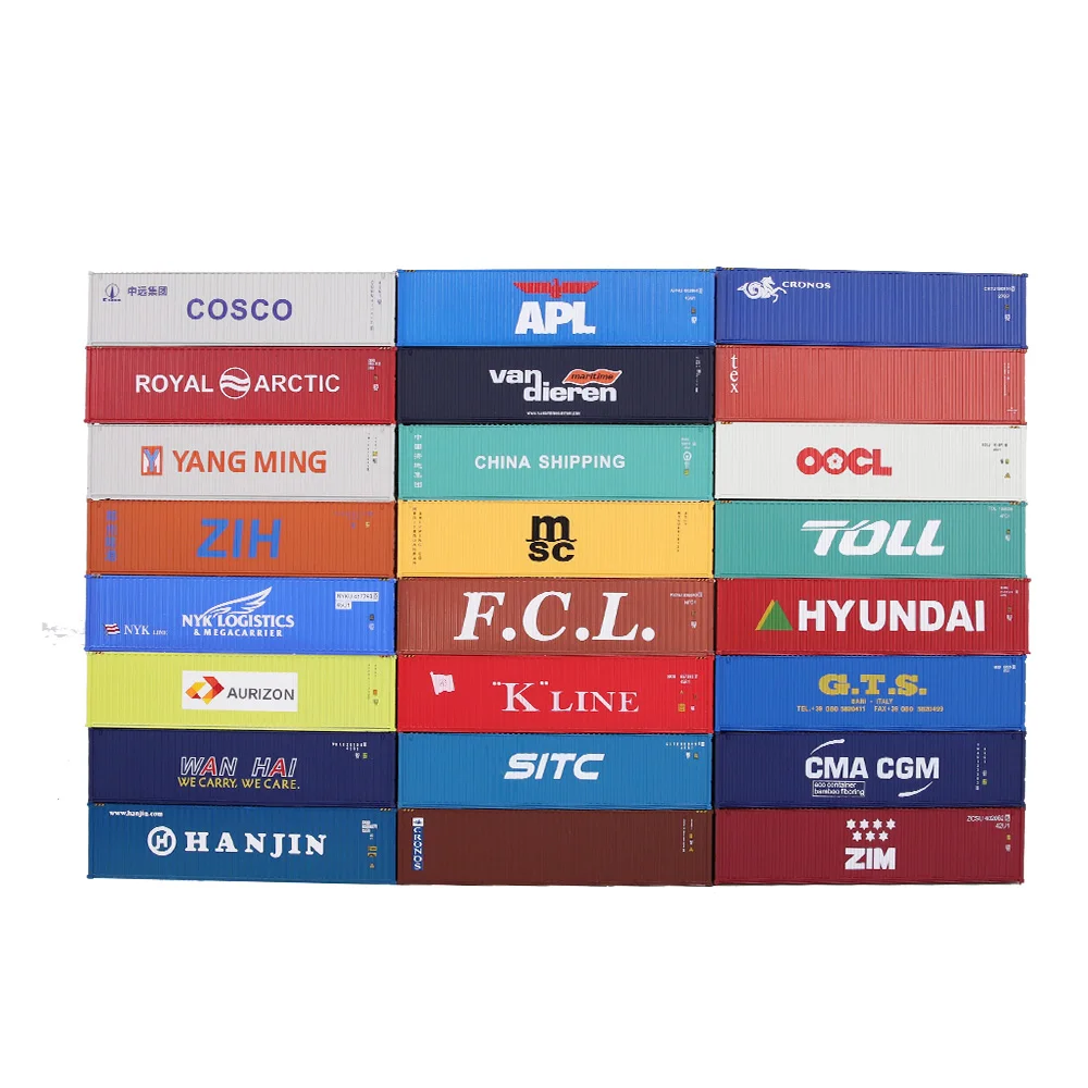 Хо 1:87 40ft модель контейнера для железнодорожных поездов масштаб доставка по морю