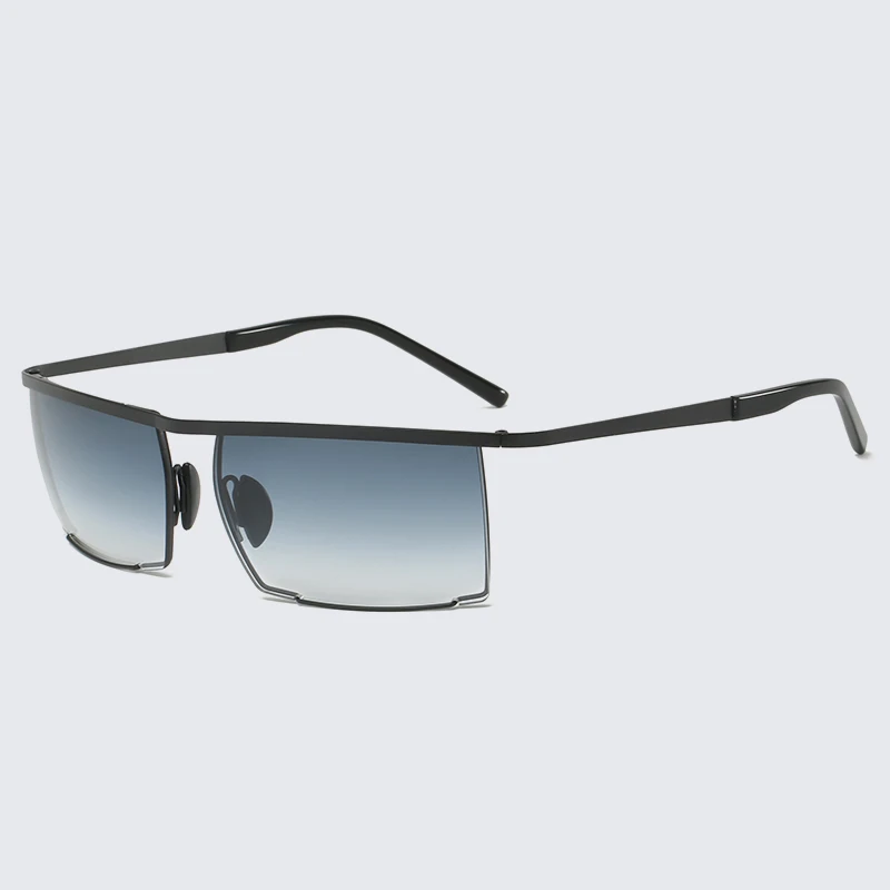 

2023 новые дизайнерские брендовые элегантные и модные квадратные солнцезащитные очки ручной работы из чистого титана UV400 для улицы, защита от солнца и ультрафиолета
