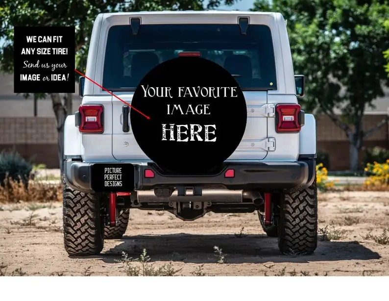 

Create Your Own Spare Tire Cover Custom Spare Tire Cover Back of Jeep Decor Spare Tire Cover Custom Spare Tire