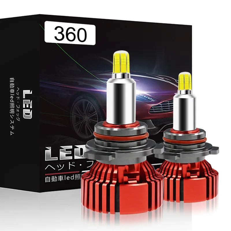 

360 лм 50 Вт мини 9012 24 светодиода H7 Canbus H4 H1 HB3 HB4 9005 HIR2 Turbo проекторная линза H11 Автомобильные фары лампы 3D Автомобильные противотуманные фары