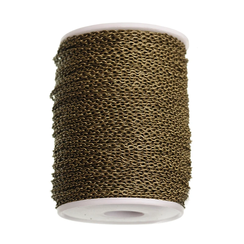 Цепочки для изготовления ювелирных изделий сделай сам металлические Звенья из