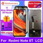 ЖК-дисплей 6,3 дюйма для Xiaomi Redmi Note 8T, сенсорный экран для Redmi M1908C3XG, ЖК-дисплей Note 8T, запасные части