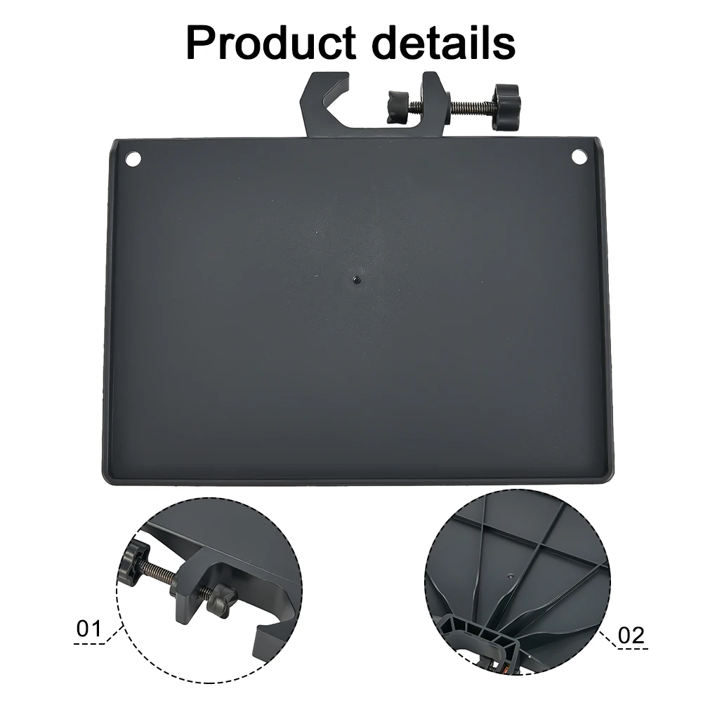 

Sound Card Tray Microphone Stand Stable And Strong Black Brand New Clip Easy To Install High Quality Small Accessory