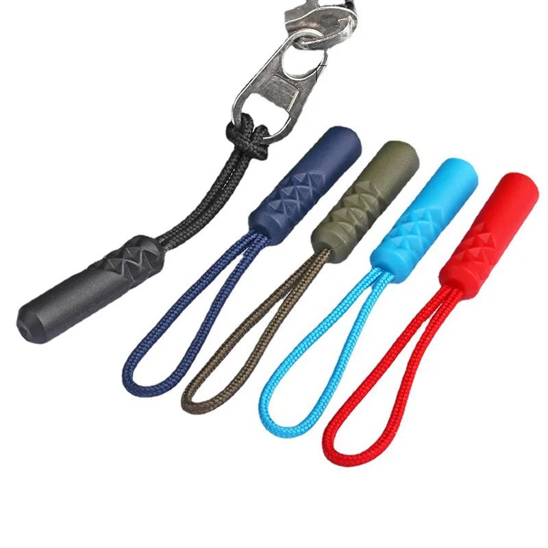 

1pc Zipper Pull Puller End Fit Rope Tag Replacement Clip Broken Buckle Fixer Zip Cord Luggage Zipper Pull Tail Rope