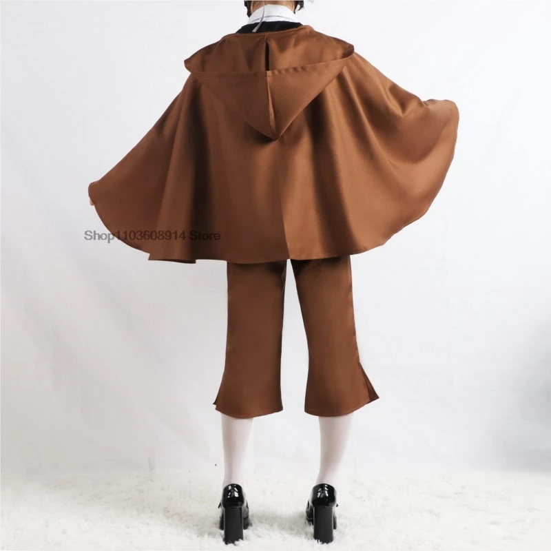 Костюм детектива Униформа костюм Edogawa Rampo наряды с шляпой для Хэллоуина комикс Con