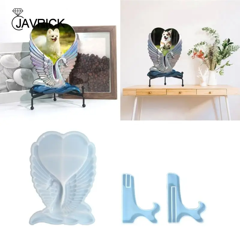 

Silicone Mold with Bracket Mold Picture Display Photo Frames Epoxy Resin Molds