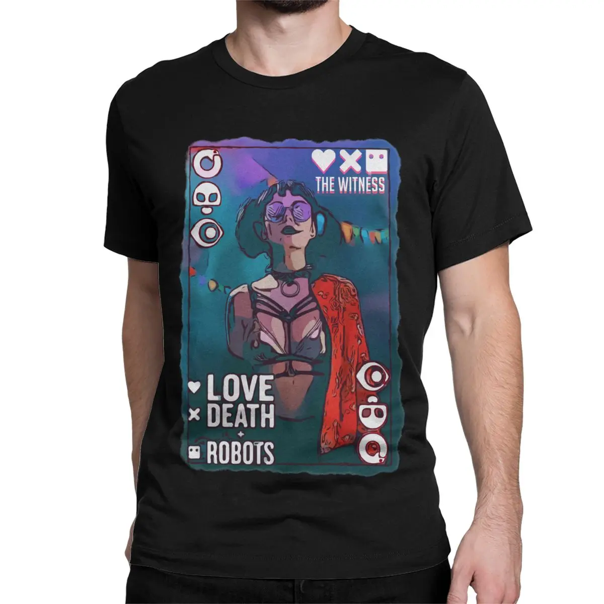 

Men Women T-Shirts Love Death Robots The Witness Awesome Cotton Tees Short Sleeve T Shirt O Neck Clothing Graphic Printed