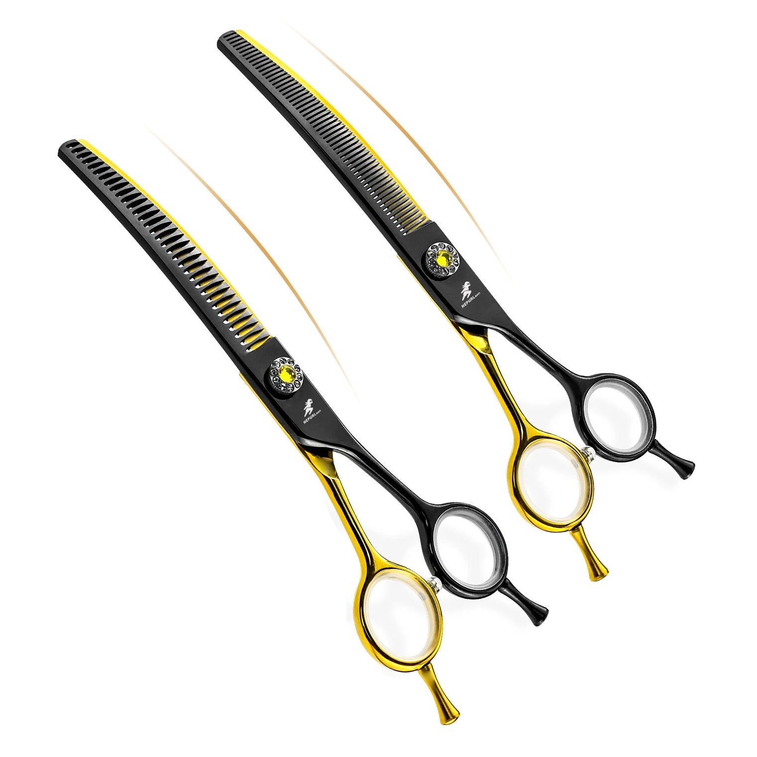 Изогнутые ножницы для собак японские из нержавеющей стали 7 дюймов