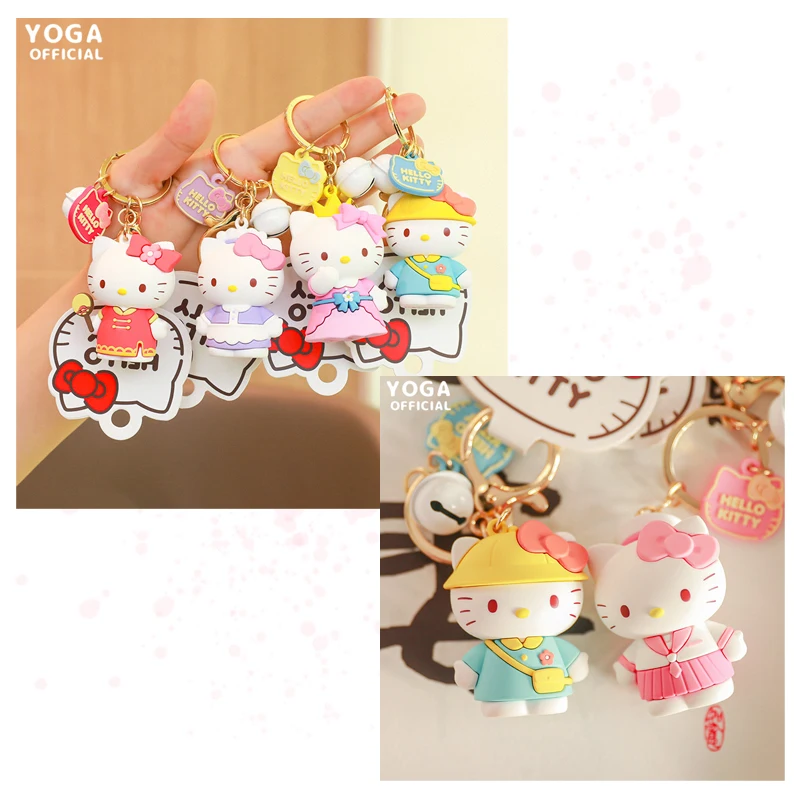 

Anime Artoon Cute Makeup Diary KItty Cat Dolls Keychain Kawaii Creative Styling Bag Decoration Pendant Children Birthday Gifts