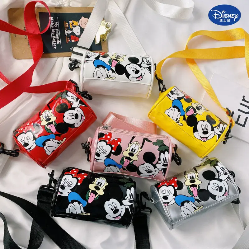 

2022 New Disney Mickey Mouse Cartoon Kids Shoulder Bags Fashion Tote Bags Trendy Bucket Bags Shoulder Bags Tote Bags for Women