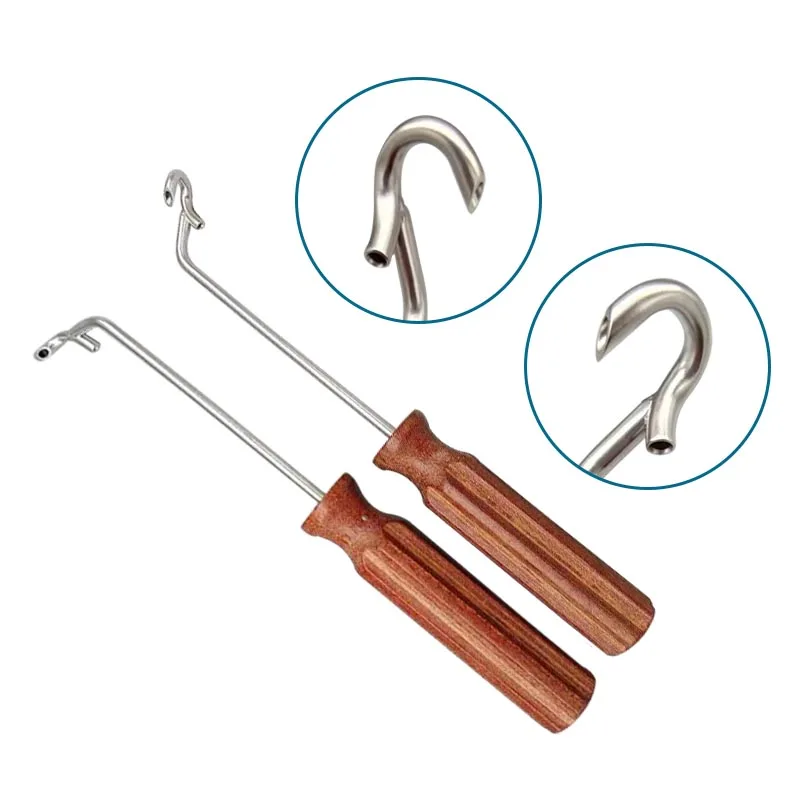 

Инструмент ортопедический из нержавеющей стали с деревянной ручкой, левый и правый