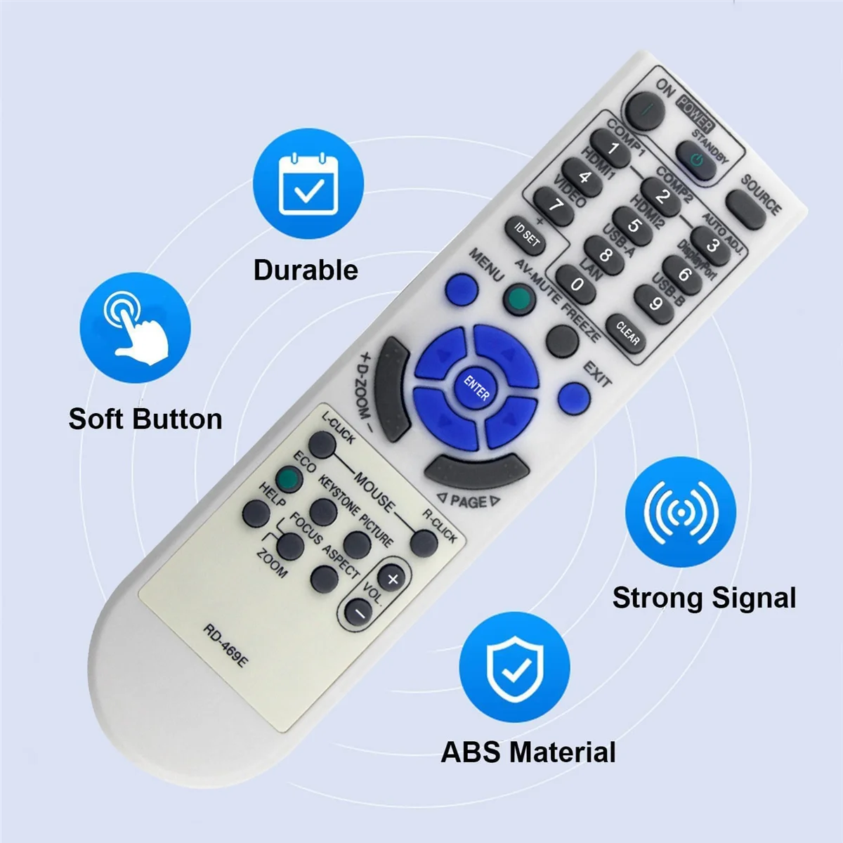 Пульт дистанционного управления для проектора NEC VE303X VE303 V302X V332W V302H NP-V332W NP-UM361X NP-V302W