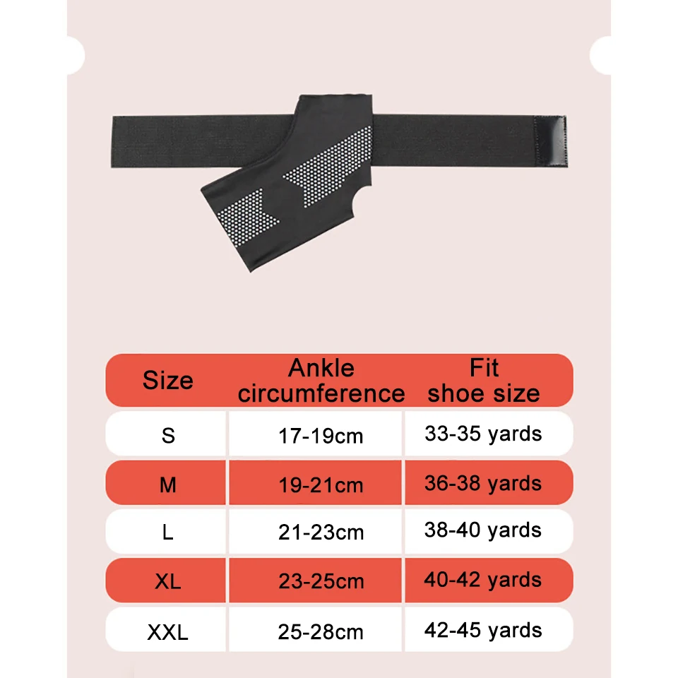 1PCS Ankle Brace Breathable Compression Support Bandage Fixed Basketball Running Sleeve Sports Injury Recovery |