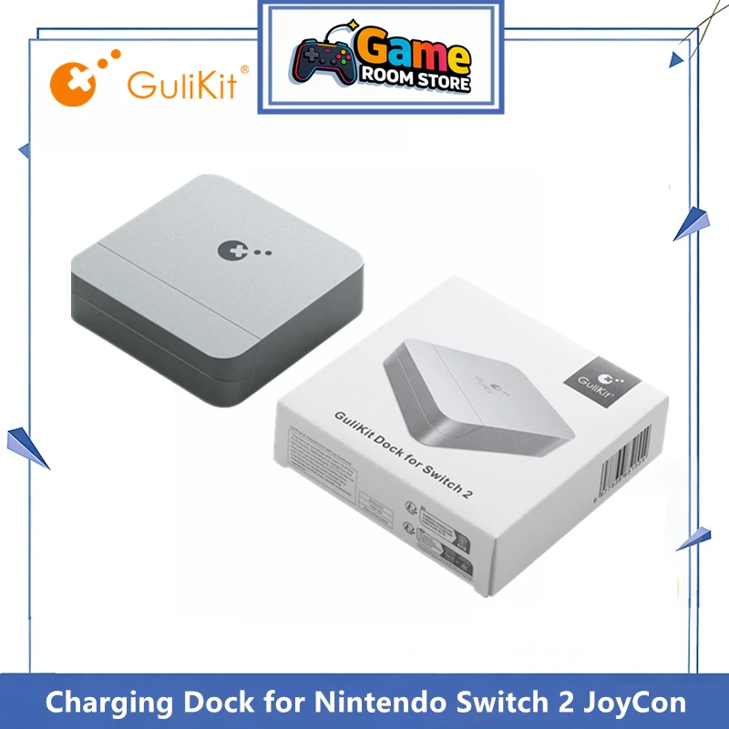 Фото Зарядная док-станция Gulikit для Nintendo Switch 2, подставка для зарядки Joy-Con, аксессуары для игровых консолей Switch 2 №1