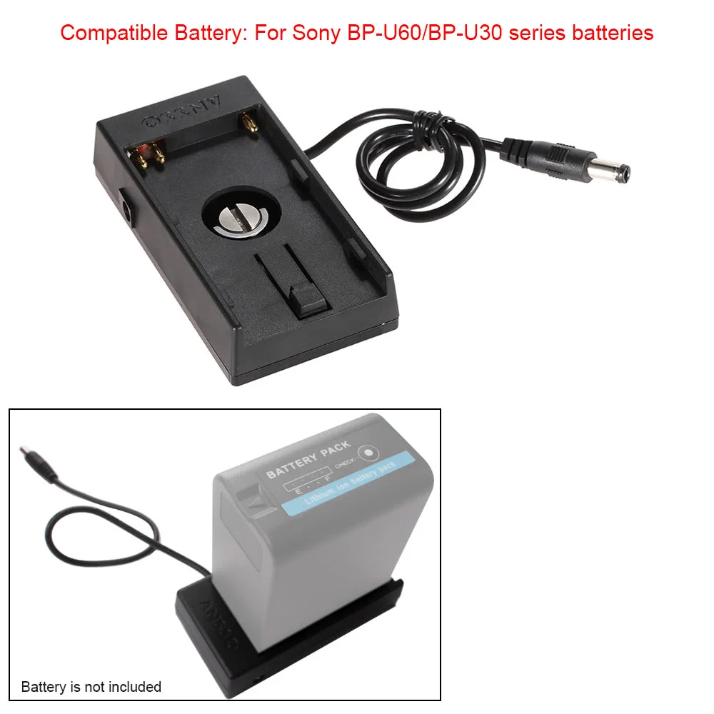 

Camera DV Battery Mount Power Plate for BlackMagic BMCC 4K BMPCC Camera Power Supply for