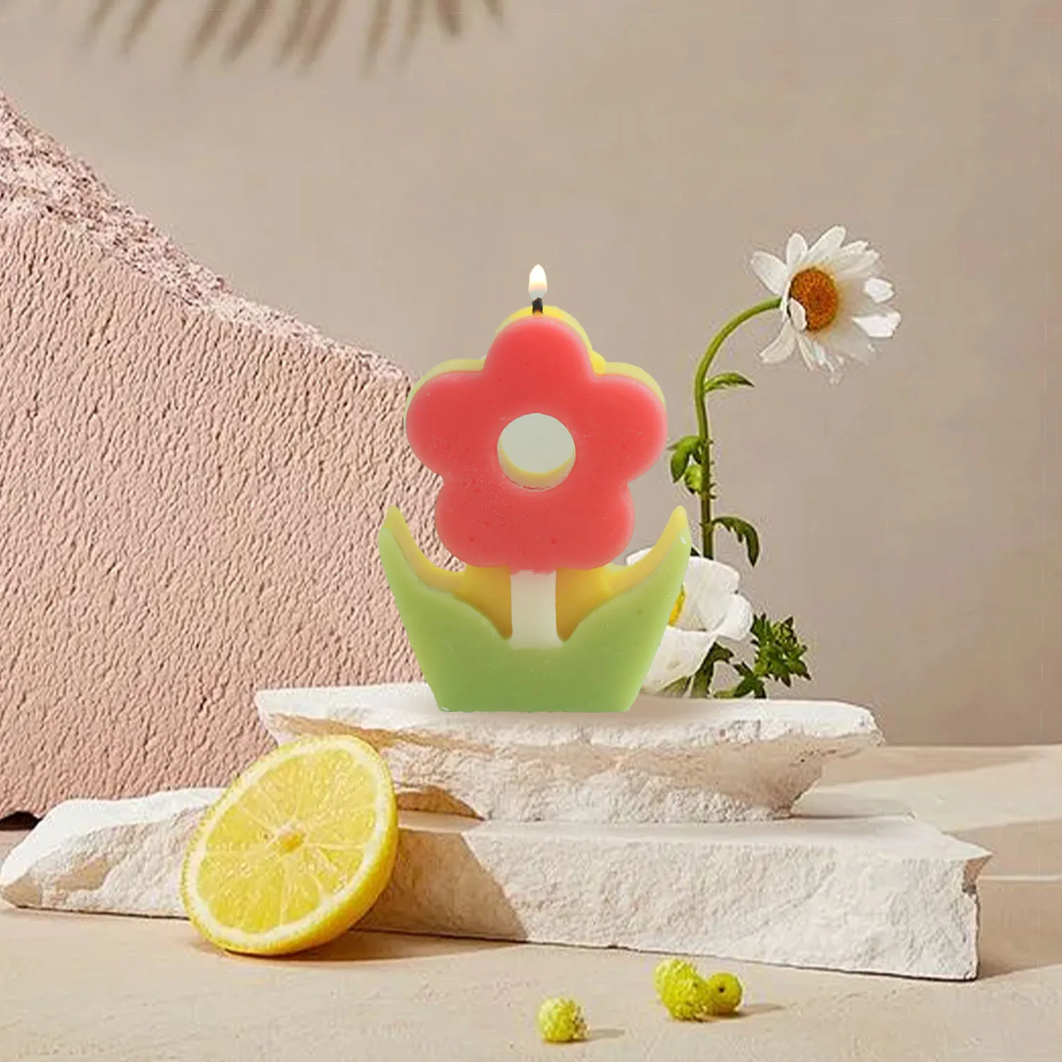 Силиконовые 3D формы в виде цветов свечи ручная работа искусственная смола Капля