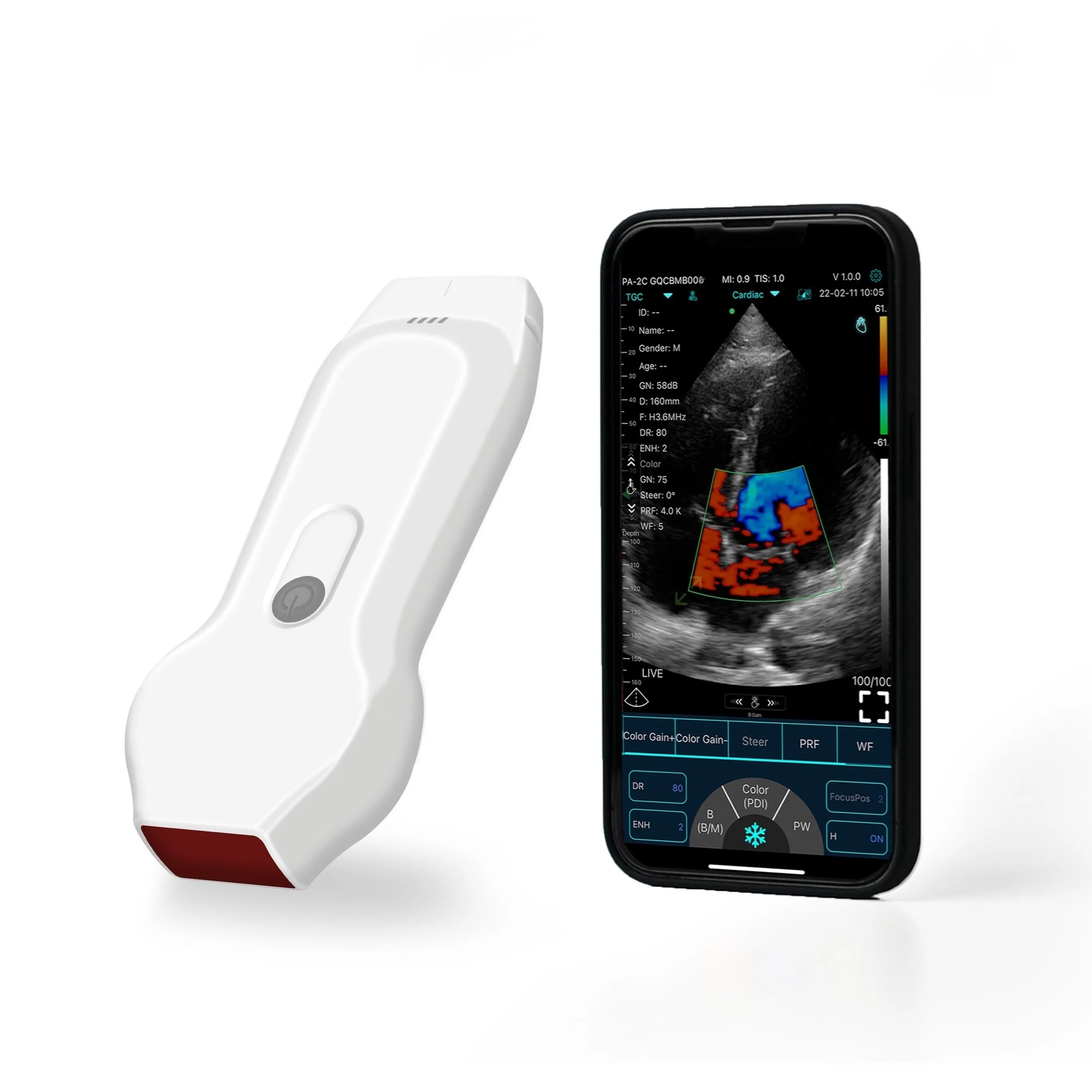 Оригинальный новый портативный ультразвуковой аппарат C10·XL D-oppler с Wi-Fi и USB