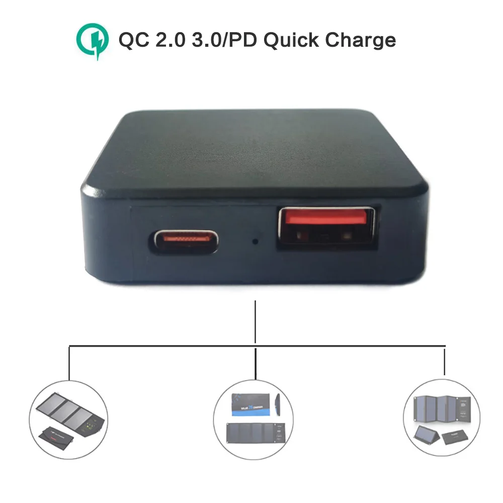

QC 2.0 3.0 Solar Charge Controller 5V 9V 12V Solar Inverter Regulator Voltage Stabilizer Fast Charging Mobile Phone Power Bank.