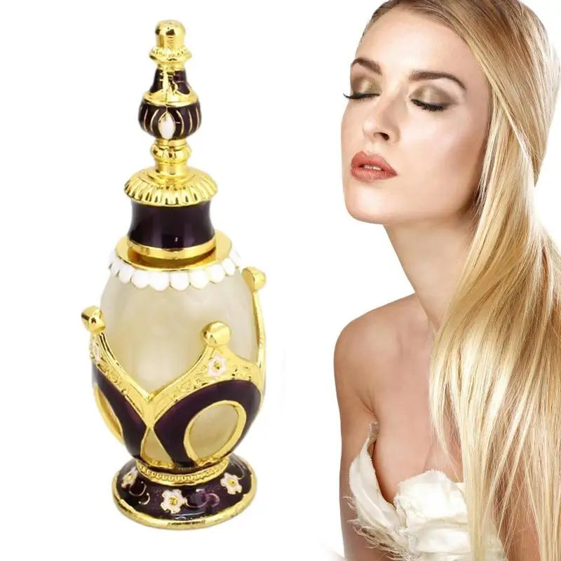 

25ml Empty Bottle Arabic Perfume Bottles Refillable Glass Essential Oil Bottle Empty Cosmetic Sample Test Container Dropshipping