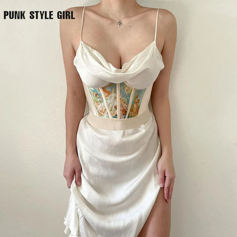 

Y2k, корсет с принтом, ремень, ремни для женщин, эластичный облегающий пояс с высокой талией, корректирующий фигуру пояс