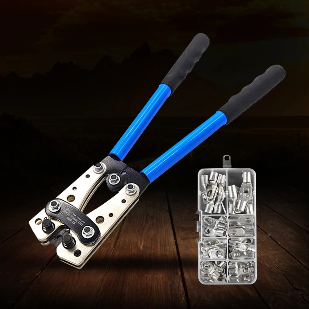 

Обжимные Щипцы для аккумуляторных кабелей из углеродистой стали, 6-50 мм