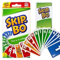unos mattel games uno skip bo card multiplayer family game entertainment fun poker party toys for children birthday gifts